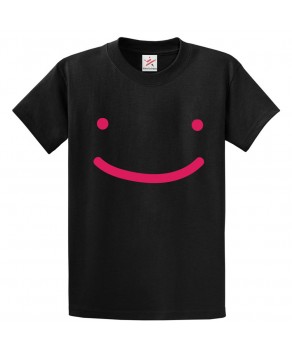 Smiley Face Classic Positive  Unisex Kids and Adults T-Shirt